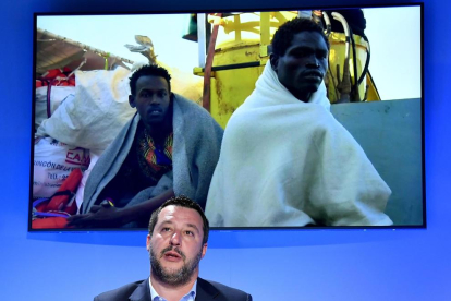 El vicepresidente y ministro de Interior de Italia, Matteo Salvini.