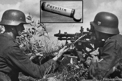 Imatge de ‘Los yonkis de Hitler’ amb el medicament per a la tropa.