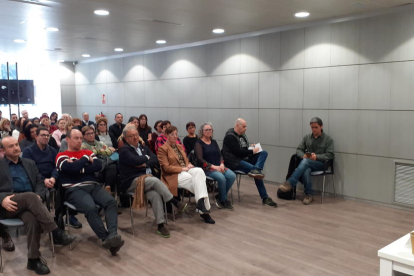 La sala de conferencias de Pimec se llenó para el acto de presentación de la entidad “Projecte Lleida”. 