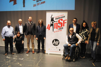 L’escenari del teatre L’Amistat va acollir ahir la presentació del programa del festival.