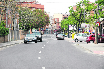 La avenida de Artesa, en el barrio de la Bordeta de LLeida.