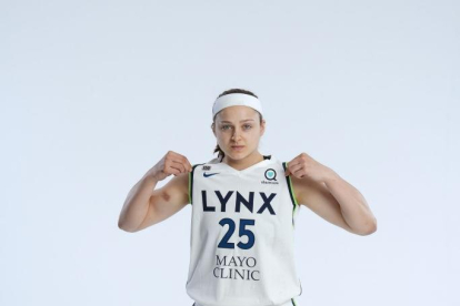 Mikayla Pivec, a l’etapa a les Minnesota Lynx.