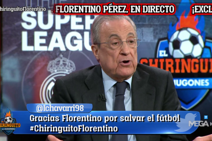 Florentino, a ‘El Chiringuito’.