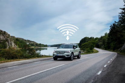 En breu, els conductors del Volvo XC40 Recharge elèctric pur podran optimitzar encara més l'autonomia del seu automòbil gràcies a l'app Range Assistant.