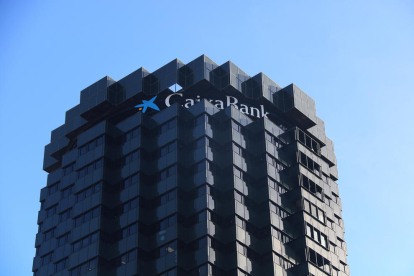 La sede operativa de CaixaBank en la Diagonal de Barcelona.