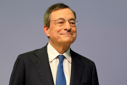El presidente saliente del banco Central Europeo, Mario Draghi.
