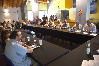ERC y Junts sellaron el pacto en la Diputación el 11 de julio. 