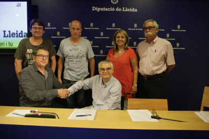 ERC i Junts van segellar el pacte a la Diputació l’11 de juliol.