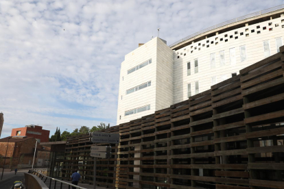 Imagen del edificio judicial del Canyeret. 