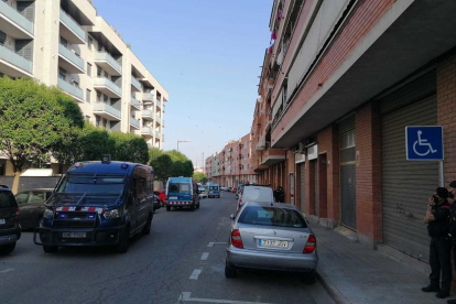 Desnonament al carrer Carrasco i Formiguera de Lleida