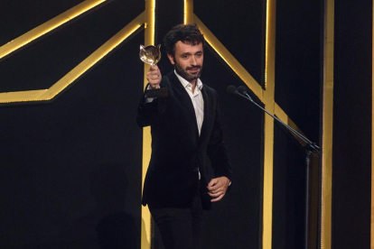 El director Rodrigo Sorogoyen, en la gala de premios Feroz 2019.