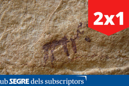 Las pinturas rupestres de la Cueva de los Vilars (Os de Balaguer) tienen más de 4.000 años de historia y han sido declaradas Patrimonio de la Humanidad por la UNESCO.