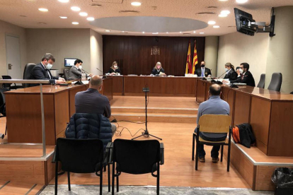 Un moment del judici celebrat per aquest cas a l’Audiència Provincial de Lleida.