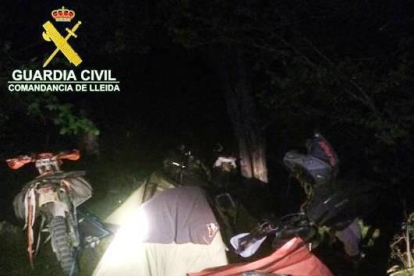 La Guardia Civil denuncia una acampada ilegal en el Parc Natural de l'Alt Pirineo