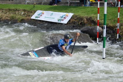 Maialen Chourraut, medalla de plata en los Juegos de Tokio, tuvo que ir a la repesca para acceder a las semifinales de K1 de la Copa del Mundo.