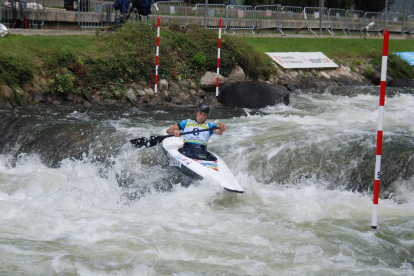 Maialen Chourraut, medalla de plata en los Juegos de Tokio, tuvo que ir a la repesca para acceder a las semifinales de K1 de la Copa del Mundo.