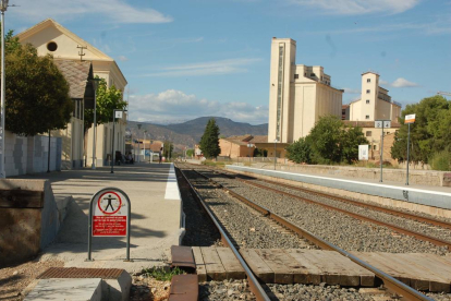 Imatge d’arxiu de l’estació de tren de Balaguer.
