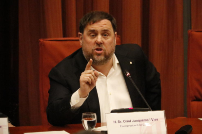 El exvicepresidente del Govern y líder de ERC Oriol Junqueras.