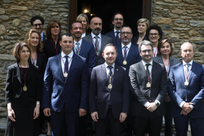 El nou Govern d’Andorra, encara sense la ministra de Cultura.