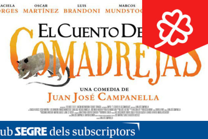 El cartell de la pel·lícula argentina 'El cuento de las comadrejas'.