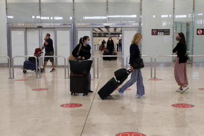 Zona d'arribades de la Terminal 4 de l'Aeroport de Madrid-Barajas Adolfo Suárez.