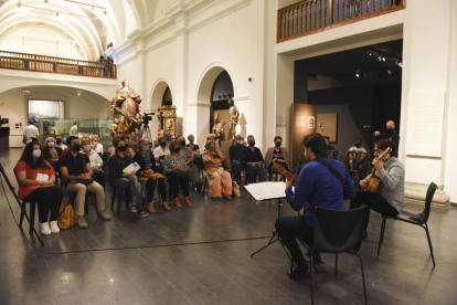 LleidArt Ensemble i les corals Shalom i UniCorn van tancar ahir el festival amb ‘Música Nocturna’.