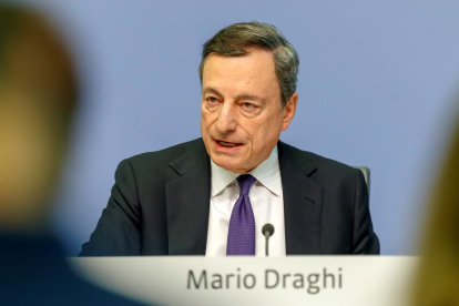 Imagen del presidente del Banco Central Europeo, Mario Draghi.