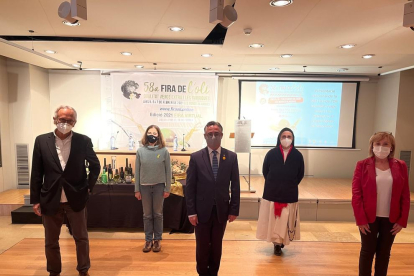 L'acte de presentació a Barcelona de la Fira de l'Oli.