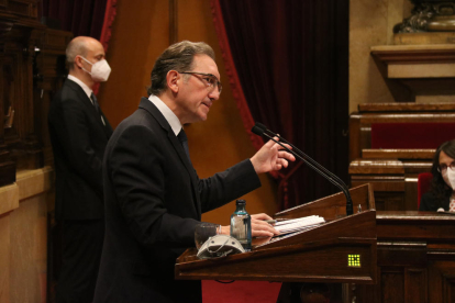 Jaume Giró, conseller de Economía y Hacienda, ayer.