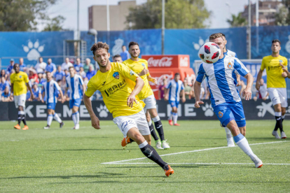 Fernando Cano, en un partido ante el Espanyol B de la pasada temporada.