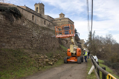 Cierran el acceso a las murallas de Torà para iniciar la rehabilitación
