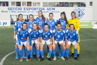 L’equip femení de l’AEM competeix aquesta temporada a la Segona divisió estatal.