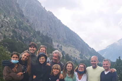 Pep Guardiola visita el Parc Nacional d'Aigüestortes