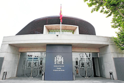 Imagen de la fachada de la Audiencia Nacional. 