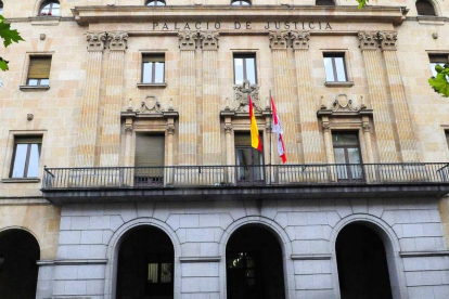 Vista de la sede de la Audiencia Provincial de Salamanca. 