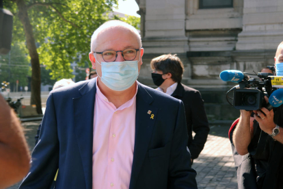 La candidata a la Generalitat de JxCat para el 14-F, Laura Borràs, ayer durante un acto.