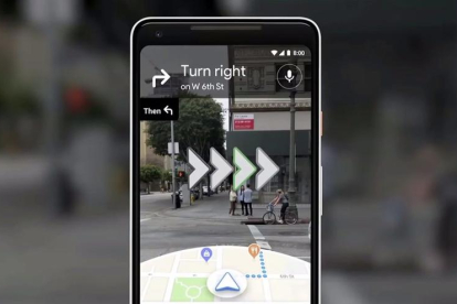 Google Maps amb realitat augmentada