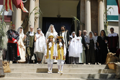 El bateig dels bessons de Cal Bufalà i la proclamació de Carles Martínez com a ‘marquès’ convidat, actes destacats de diumenge.