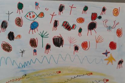 El Pol Monera, de 5 anys, ha estat un dels guanyadors del concurs 'L'estiu en colors'.