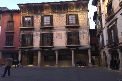 La façana de l'Hotel Palacio del Obispo.