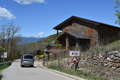L’entrada a Riu de Cerdanya, un dels sis municipis lleidatans d’aquesta comarca.