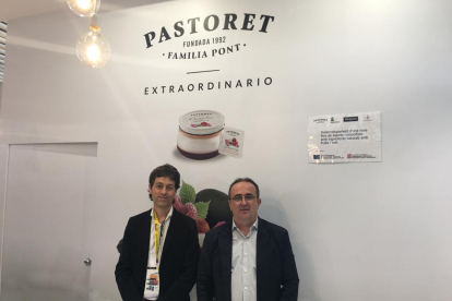 Ferran Alemany, gerent de Torrons i Mel Alemany i Xavier Pont, gerent de Pastoret de la Segarra.