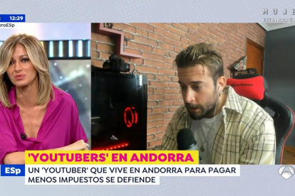 El ‘youtuber’ que no era a Andorra.