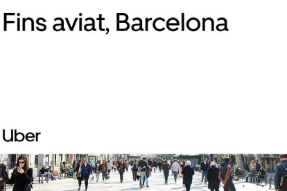 Uber diu adéu a Barcelona