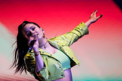 La cantante Rosalía fue nominada el pasado martes a tres premios MTV.