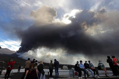 El volcán de Cumbre Vieja, en la isla de La Palma.