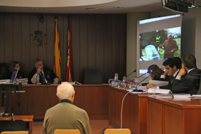 Imatge del judici que es va celebrar a l’Audiència de Lleida l’any passat.