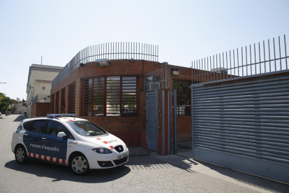 L’entrada de la presó de Lleida.