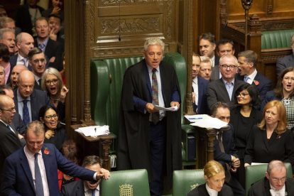 El carismático John Bercow se despidió ayer como portavoz de la Cámara de los Comunes.