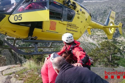 Muere un excursionista de 55 años al caer cuando bajaba de una ermita a Tremp